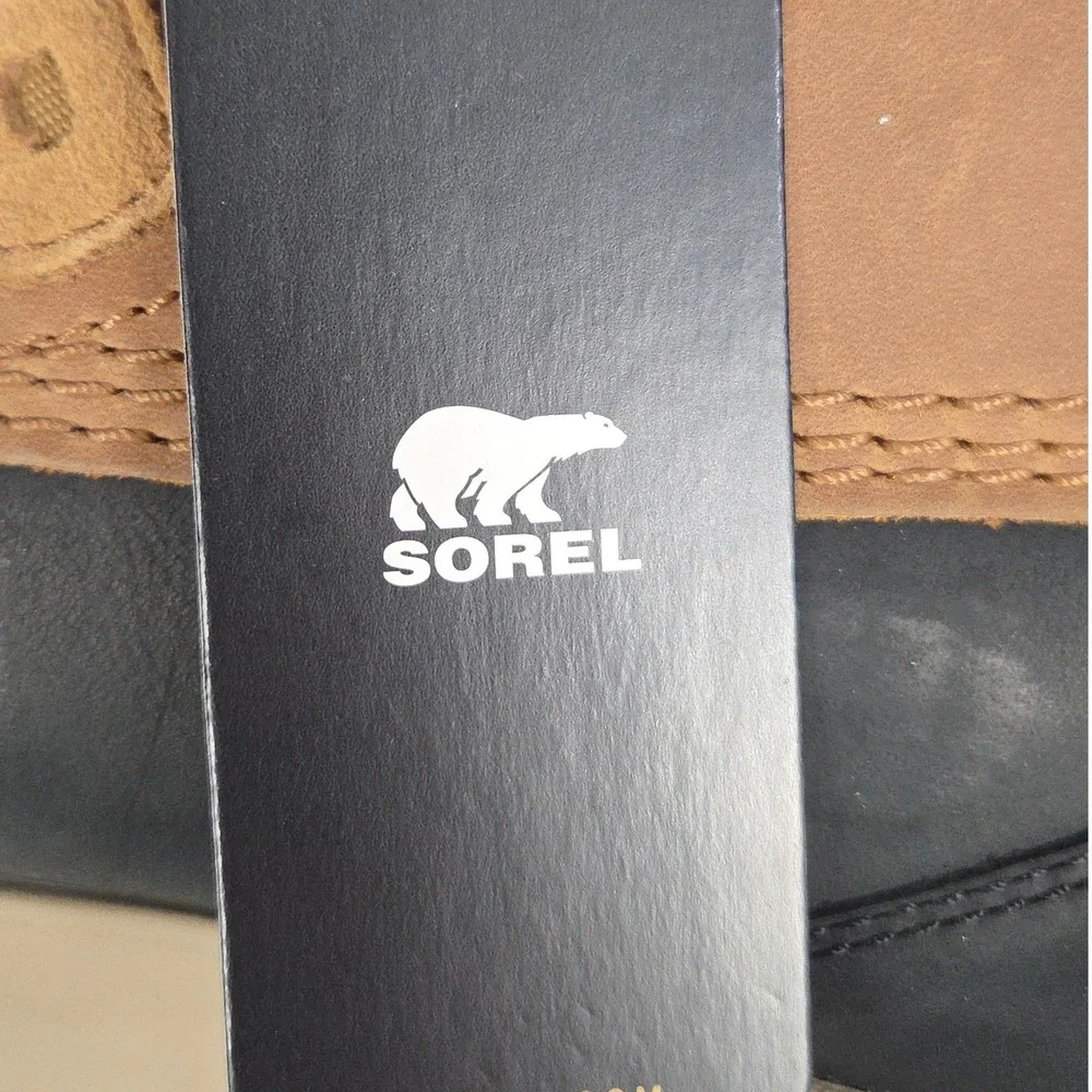 Sorel‎ Scout 87 Lux Work Boots Mens 10 Tan Black Waterproof Insulated Winter New